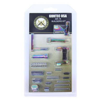 Guntec Usa Guntec USA BUILD-KIT-AMBI-RPVD 223/5.56 Rifle Builders Kit With Ambi Safety (Rainbow PVD Coated) - $124.69 at ABCSportZ