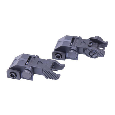 Guntec Usa Guntec USA EZ-SIGHTS 223/5.56 Rifle 'Ez Sights' Thin Profile Polymer Back Up Iron Sight Set (Discontinued) - $45.17 at ABCSportZ