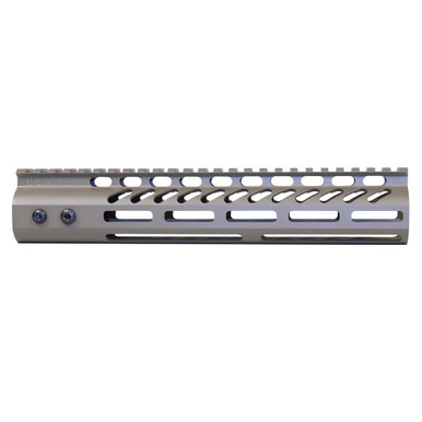 Guntec Usa Guntec USA GT-10MLK-FDE 10" Ultra Lightweight Thin M-LOK System Free Floating Handguard With Monolithic Top Rail (Flat Dark Earth) - $90.72 at ABCSportZ