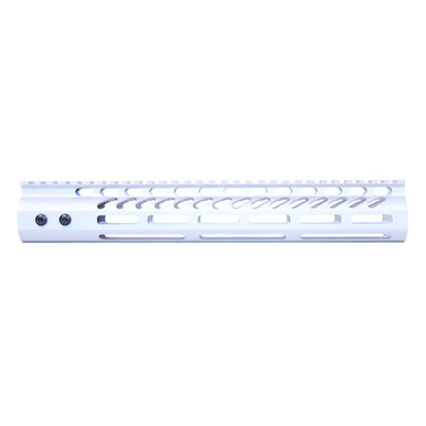Guntec Usa Guntec USA GT-12MLK-CLEAR 12" Ultra Lightweight Thin M-LOK System Free Floating Handguard With Monolithic Top Rail (Anodized Clear) - $96.77 at ABCSportZ