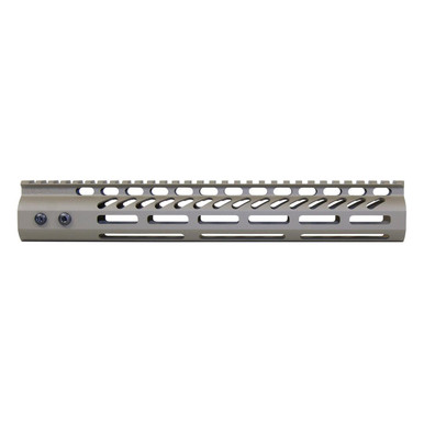 Guntec Usa Guntec USA GT-12MLK-FDE 12" Ultra Lightweight Thin M-LOK System Free Floating Handguard With Monolithic Top Rail (Flat Dark Earth) - $104.33 at ABCSportZ