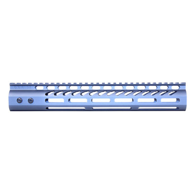 Guntec Usa Guntec USA GT-12MLK-GREY 12" Ultra Lightweight Thin M-LOK System Free Floating Handguard With Monolithic Top Rail (Anodized Grey) - $96.77 at ABCSportZ