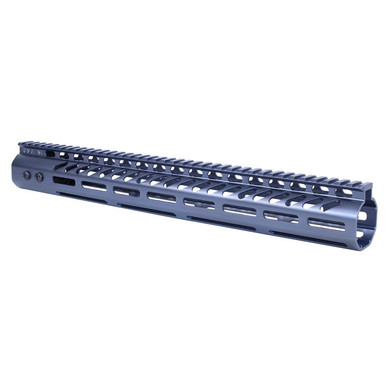 Guntec Usa Guntec USA GT-15MLK-308-GREY 15" Ultra Lightweight Thin M-LOK System Free Floating Handguard With Monolithic Top Rail (.308 Cal) (Anodized Grey) - $104.33 at ABCSportZ