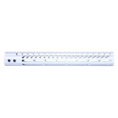 Guntec Usa Guntec USA GT-15MLK-CLEAR 15" Ultra Lightweight Thin M-LOK System Free Floating Handguard With Monolithic Top Rail (Anodized Clear) - $104.33 at ABCSportZ