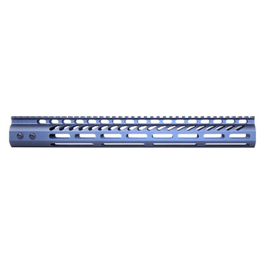 Guntec Usa Guntec USA GT-15MLK-GREY 15" Ultra Lightweight Thin M-LOK System Free Floating Handguard With Monolithic Top Rail (Anodized Grey) - $104.33 at ABCSportZ