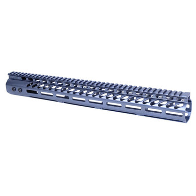 Guntec Usa Guntec USA GT-16.5MLK-308-GREY 16.5" Ultra Lightweight Thin M-LOK Free Floating Handguard With Monolithic Top Rail (.308 Cal) (Anodized Grey) - $119.45 at ABCSportZ