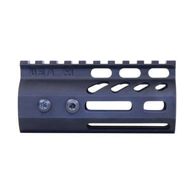 Guntec Usa Guntec USA GT-4MLK 4" Ultra Lightweight Thin M-LOK Free Floating Handguard With Monolithic Top Rail (Anodized Black) - $58.97 at ABCSportZ