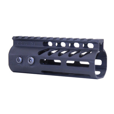 Guntec Usa Guntec USA GT-5MLK 5" Ultra Lightweight Thin M-LOK Free Floating Handguard With Monolithic Top Rail (Anodized Black) - $54.43 at ABCSportZ