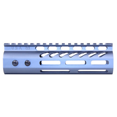 Guntec Usa Guntec USA GT-675MLK-GREY 6.75" ULtra Lightweight Thin M-LOK Free Floating Handguard With Monolithic Top Rail (Anodized Grey) - $58.97 at ABCSportZ