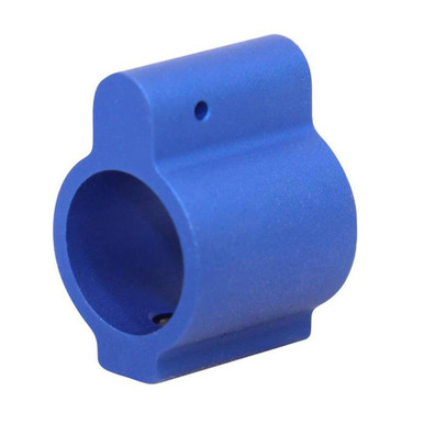 Guntec USA GT750L-BLUE AR-15 Aluminum Low Profile .750 Gas Block (Anodized Blue)