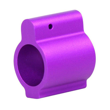 Guntec USA GT750L-PURPLE 223/5.56 Rifle Aluminum Low Profile .750 Gas Block (Purple)