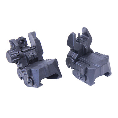 Guntec USA GT-TPSAS 223/5.56 Rifle Tactical Polymer Spring Assisted Folding Sights