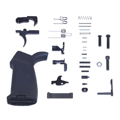 Guntec Usa Guntec USA LPK-GRIP 223/5.56 Rifle Complete Lower Parts Kit With Ergonomic Polymer Pistol Grip - $77.67 at ABCSportZ