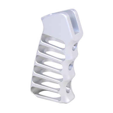 Guntec Usa Guntec USA ULS-PG-CLEAR Ultralight Series Skeletonized Aluminum Pistol Grip (Anodized Clear) - $54.60 at ABCSportZ