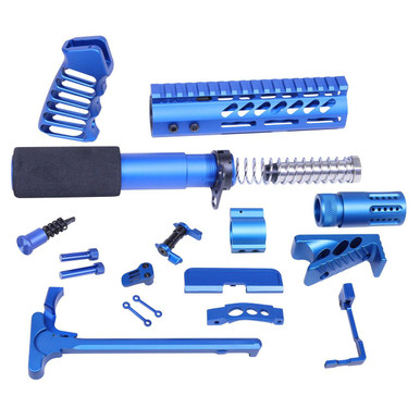Guntec Usa Guntec USA ULT-PK-BLUE 223/5.56 Rifle Ultimate Pistol Kit (Anodized Blue) - $437.44 at ABCSportZ