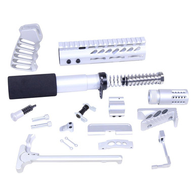 Guntec Usa Guntec USA ULT-PK-CLEAR 223/5.56 Rifle Ultimate Pistol Kit (Anodized Clear) - $437.44 at ABCSportZ