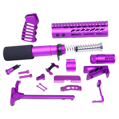 Guntec Usa Guntec USA ULT-PK-PURPLE 223/5.56 Rifle Ultimate Pistol Kit (Anodized Purple) - $437.44 at ABCSportZ