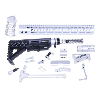 Guntec Usa Guntec USA ULT-RK-CLEAR 223/5.56 Rifle Ultimate Rifle Kit (Anodized Clear) - $498.75 at ABCSportZ