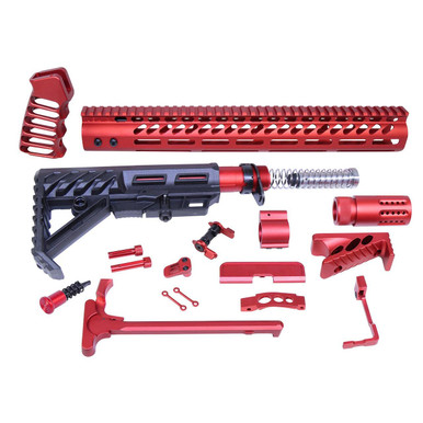 Guntec Usa Guntec USA ULT-RK-RED 223/5.56 Rifle Ultimate Rifle Kit (Anodized Red) - $498.75 at ABCSportZ
