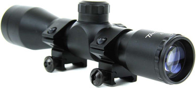 Tacfire TacFire 4X32mm Compact Rifle Scope With Rangfinder Reticle, Rings & Lens Cover - $17.50 at ABCSportZ