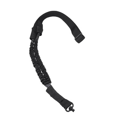 NcSTAR AQDBS1B Single Point Bungee Sling With Qd Swivel - Black