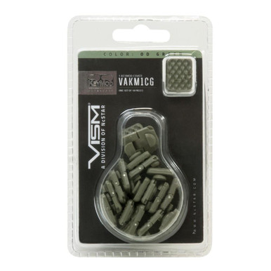 NcSTAR VAKM1CG Keymod Slot Cover - Green - 18 Pack