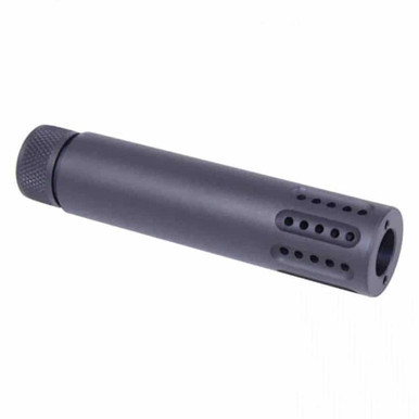 Guntec Usa Guntec USA 1326-MB-P-308 Slip Over Barrel Shroud With Multi Port Muzzle Brake (.308 Cal) (Anodized Black) - $40.60 at ABCSportZ