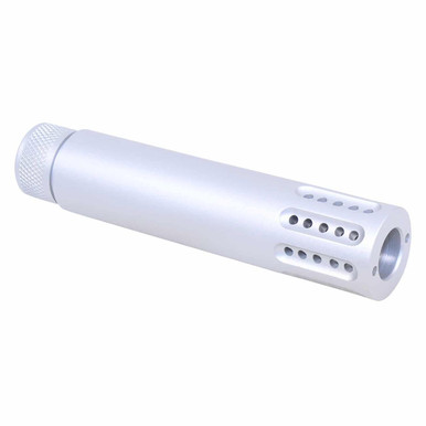 Guntec Usa Guntec USA 1326-MB-P-308-CLEAR Slip Over Barrel Shroud With Multi Port Muzzle Brake (.308 Cal) (Anodized Clear) - $40.60 at ABCSportZ