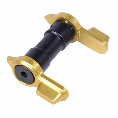 Guntec Usa Guntec USA AMBI-STMD-GOLD Multi Degree Short Throw Ambi Safety (Anodized Gold) - $37.45 at ABCSportZ