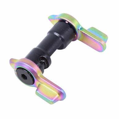 Guntec Usa Guntec USA AMBI-STMD-M-RPVD Multi Degree Short Throw Ambi Safety (Matte Rainbow PVD Coated) - $59.94 at ABCSportZ