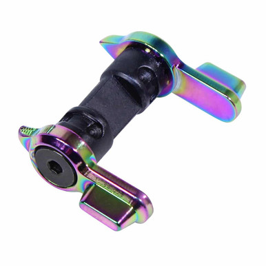 Guntec Usa Guntec USA AMBI-STMD-RPVD Multi Degree Short Throw Ambi Safety (Rainbow PVD Coated) - $59.94 at ABCSportZ