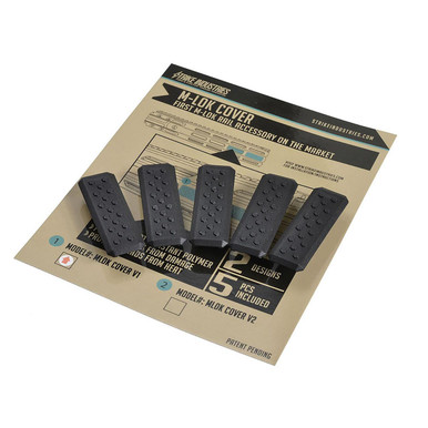 Strike Industries SI-MLOK-COVER-V1-BK M-LOK Cover V1 in Black (5-pack)