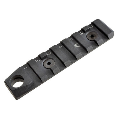 Strike Industries SI-LINK-RS-7-QD-BK Link Rail Section 7 Slots fits most KeyMod & M-Lok version mounting surfaces in Black