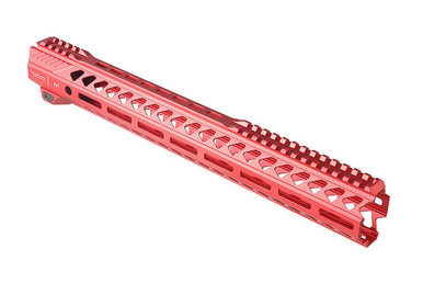 Strike Industries SI-STRIKERAIL-17-RED  Rail for 223/5.56 Rifle 17" in Red