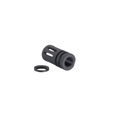 JE Machine Tech TS-FH2B A2 Birdcage Flash Hider for .223/5.56 Rifles - Durable Phosphate Finish & Easy Installation