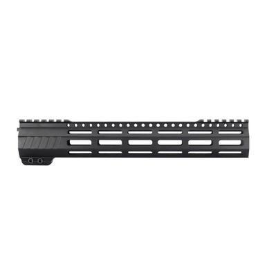JE Machine Tech PS-223MLK AR-15 Ultra-Lightweight M-LOK Handguard - 15" Customizable Free Float Design with Type II Black Anodized Finish