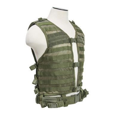 Ncstar NcSTAR CPVL2915G PAL/MOLLE Modular Tactical Vest Green XL - XXL+ - $23.95 at ABCSportZ