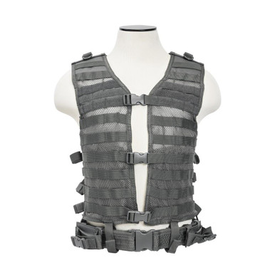 Ncstar NcSTAR CPVL2915U PAL/MOLLE Modular Tactical Vest Gray XL - XXL+ - $23.95 at ABCSportZ