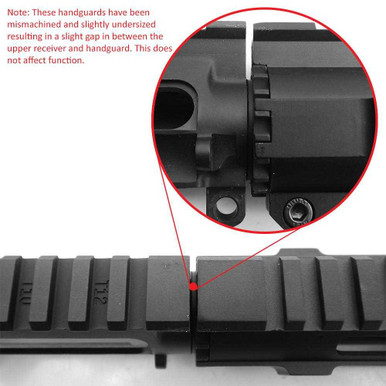 Tiger Rock Inc FHMLV2 Super Slim MLOK Modular Handguard for AR15 - Available in 7, 10, 12, 15 inch Lengths, Durable 6061 Aluminum with Picatinny Rail