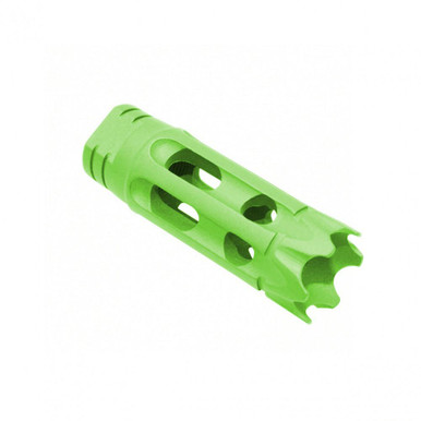 Tiger Rock Inc Tiger Rock Inc. MZ-AR4-ZBG Custom Ported Muzzle Brake for AR-15/.223/5.56 - Cerakote Zombie Green - Enhanced Recoil Control & Accuracy - $23.79 at ABCSportZ
