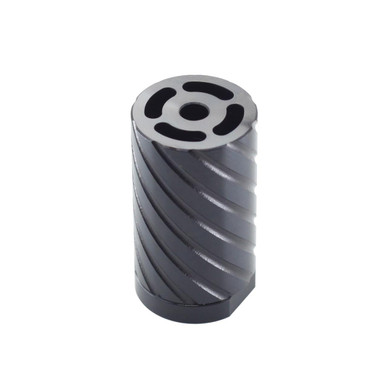JE Machine Tech PS-MZ8 Sidewinder Blast Diffuser for 5.56/.223 Firearms | Enhanced Safety & Comfort | Durable 4140 Steel & Black Nitride Finish