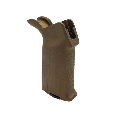 Tiger Rock Inc Tiger Rock Inc. A2FLAG-BBR AR-15/10 A2 Style Pistol Grip with Burnt Bronze Cerakote USA Flag Pattern - Durable & Ergonomic Shooting Accessory - $20.79 at ABCSportZ