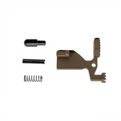 Tiger Rock Inc Tiger Rock Inc. BC-N-BBR+BC-3 Enhanced Bolt Catch Upgrade for AR-15 - Cerakote Burnt Bronze 223/5.56 - $19.49 at ABCSportZ