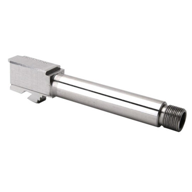 Tiger Rock Inc Tiger Rock Inc. BRG19TH-SS Glock 19 9mm Stainless Steel Threaded Barrel - Precision Performance Upgrade Made in USA - $62.49 at ABCSportZ
