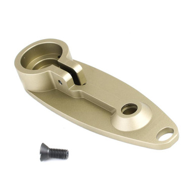 Tiger Rock Inc Tiger Rock Inc. BT258-T AR-15 Length Aluminum A1/A2 Butt Plate - Lightweight Tactical TAN with Locking Screw - $32.49 at ABCSportZ