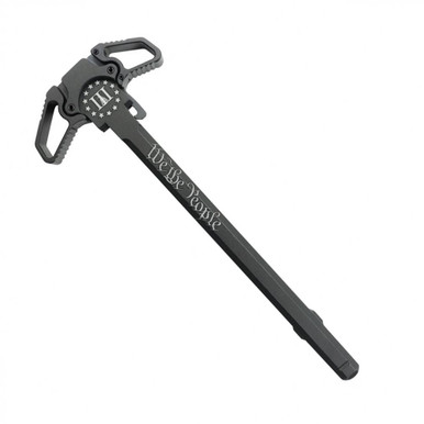 Tiger Rock CH-AMBI-ST-U2 AR-15 Ambidextrous Charging Handle - WE THE PEOPLE Engraving | Durable Aluminum, Easy Install