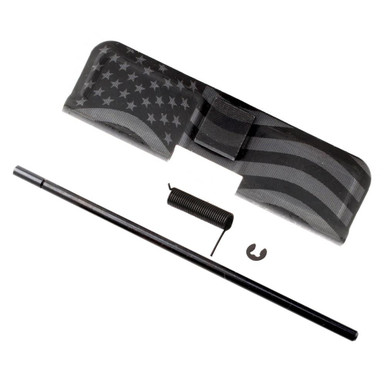 Tiger Rock Inc Tiger Rock DC223-USA 223/5.56 Rifle Dust Cover with Engraved American Flag - Durable AR-15 Ejection Port Cover - $7.79 at ABCSportZ