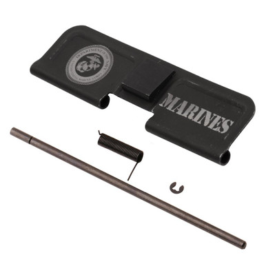 Tiger Rock Inc Tiger Rock EDC223-MAR 223/5.56 Rifle Ejection Port Dust Cover - Engraved Marines Design for AR-15 - $6.10 at ABCSportZ
