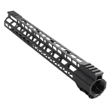 Tiger Rock Inc Tiger Rock Inc. FSSK15 223/5.56 Rifle 15" Super Slim Lightweight Keymod Free Float Handguard for Precision Shooting - $112.49 at ABCSportZ