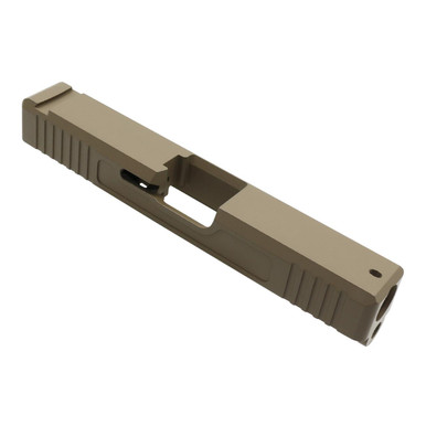 Tiger Rock Inc Tiger Rock Inc. G19S-V2-CFDE GLOCK 19 Custom Stripped Slide - Cerakote FDE Finish | USA-Made, Durable, Compatible with Gen 1-3 GLOCK Models - $162.49 at ABCSportZ